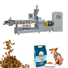 Máquina extrusora de comida para perros y gatos de doble tornillo